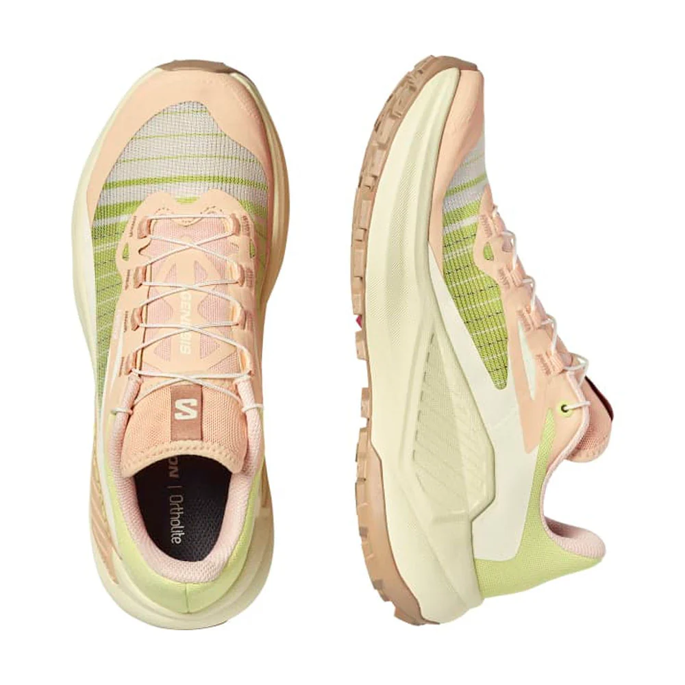ZAPATILLAS SALOMON GENESIS MUJER - Almond Cream / Transparent Yellow / Sunny Lime - Image 6