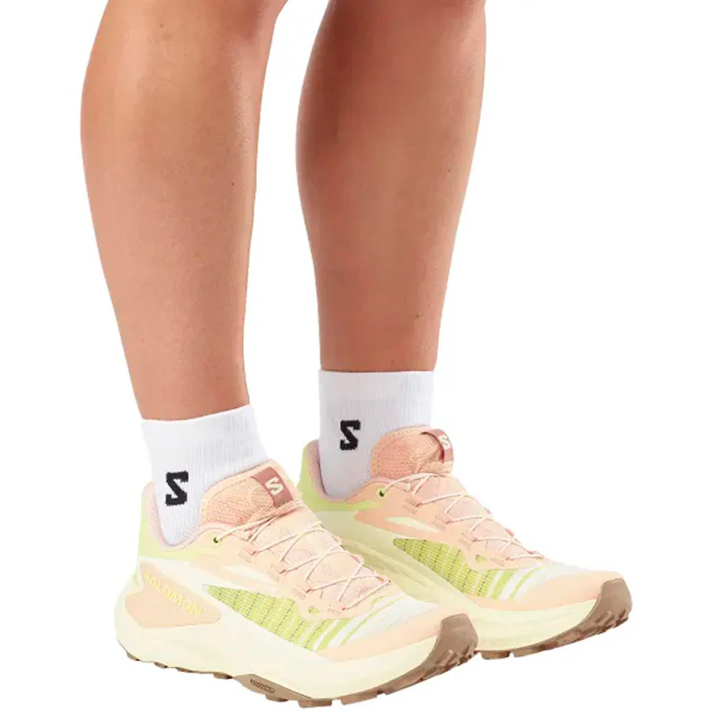 ZAPATILLAS SALOMON GENESIS MUJER - Almond Cream / Transparent Yellow / Sunny Lime - Image 7