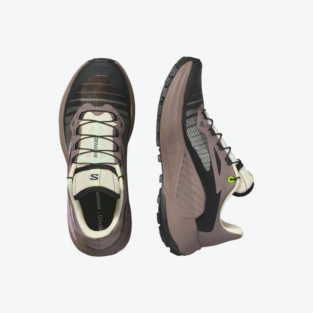 ZAPATILLAS SALOMON GENESIS MUJER - Iron / Vanilla Ice / Cyclamen - Image 3