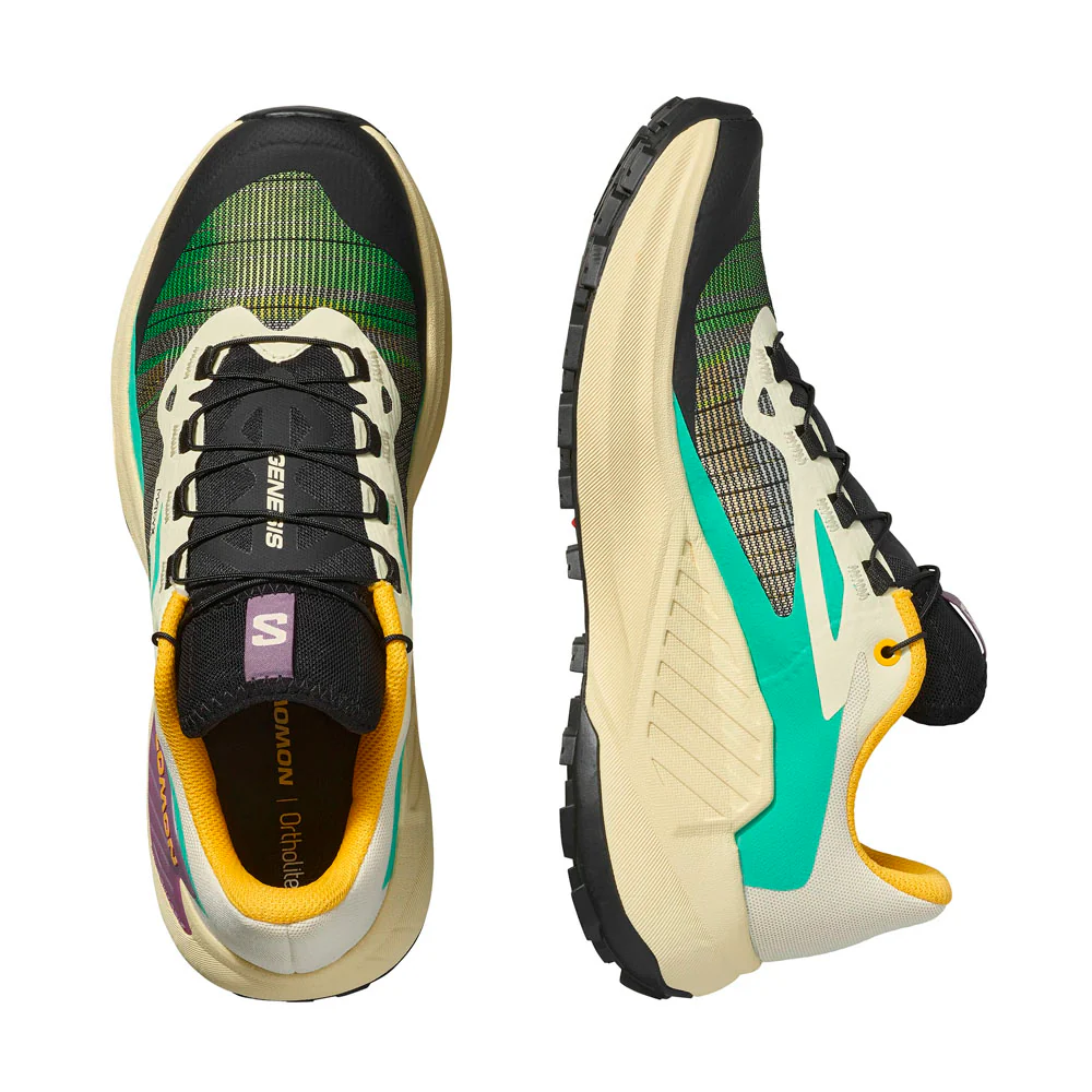 ZAPATILLAS SALOMON GENESIS MUJER - Transparent Yellow / Black / Willowherb - Image 6