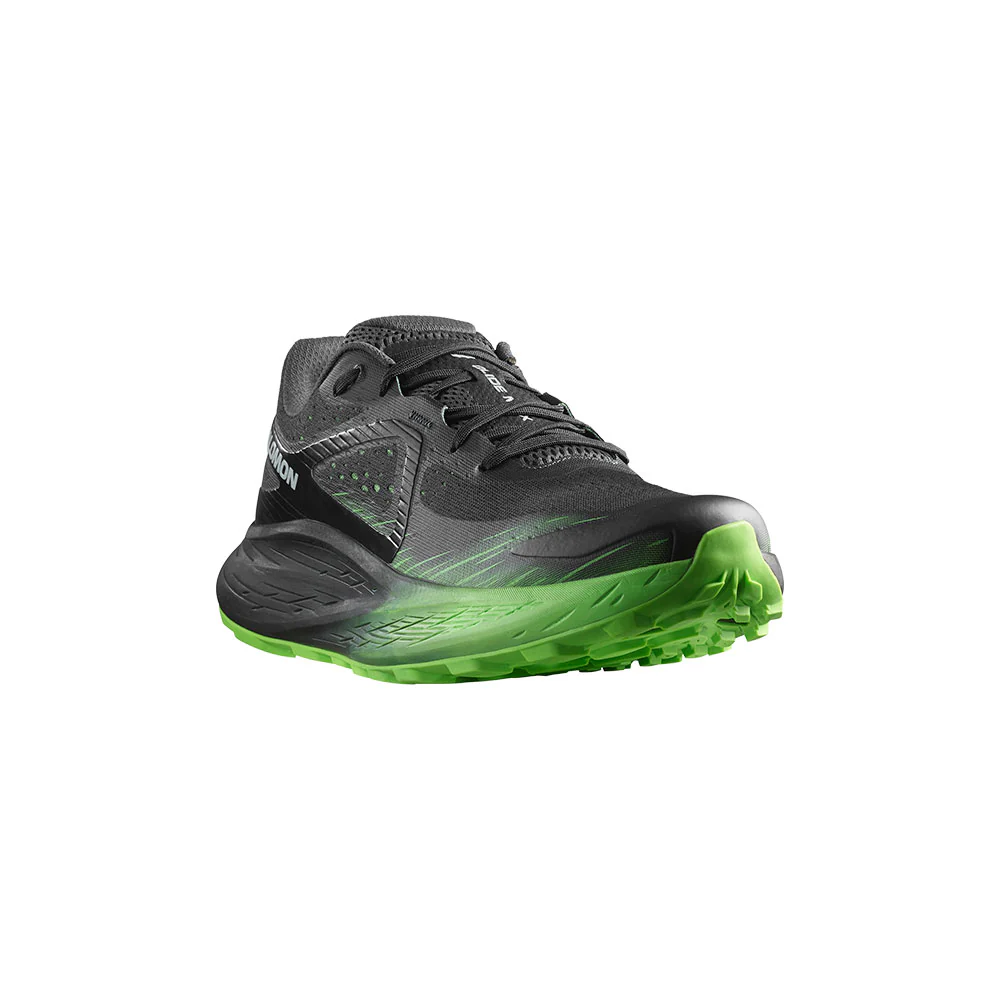 ZAPATILLAS SALOMON GLIDE MAX TR - India Ink / Black / Green Gecko - Image 2