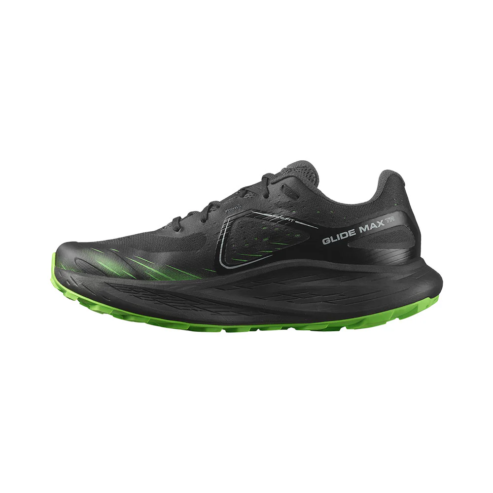 ZAPATILLAS SALOMON GLIDE MAX TR - India Ink / Black / Green Gecko - Image 4