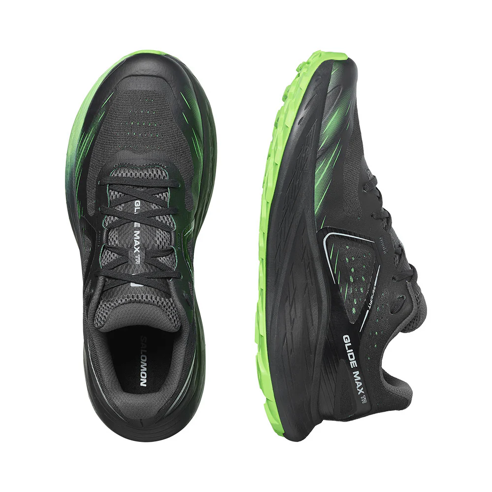 ZAPATILLAS SALOMON GLIDE MAX TR - India Ink / Black / Green Gecko - Image 6