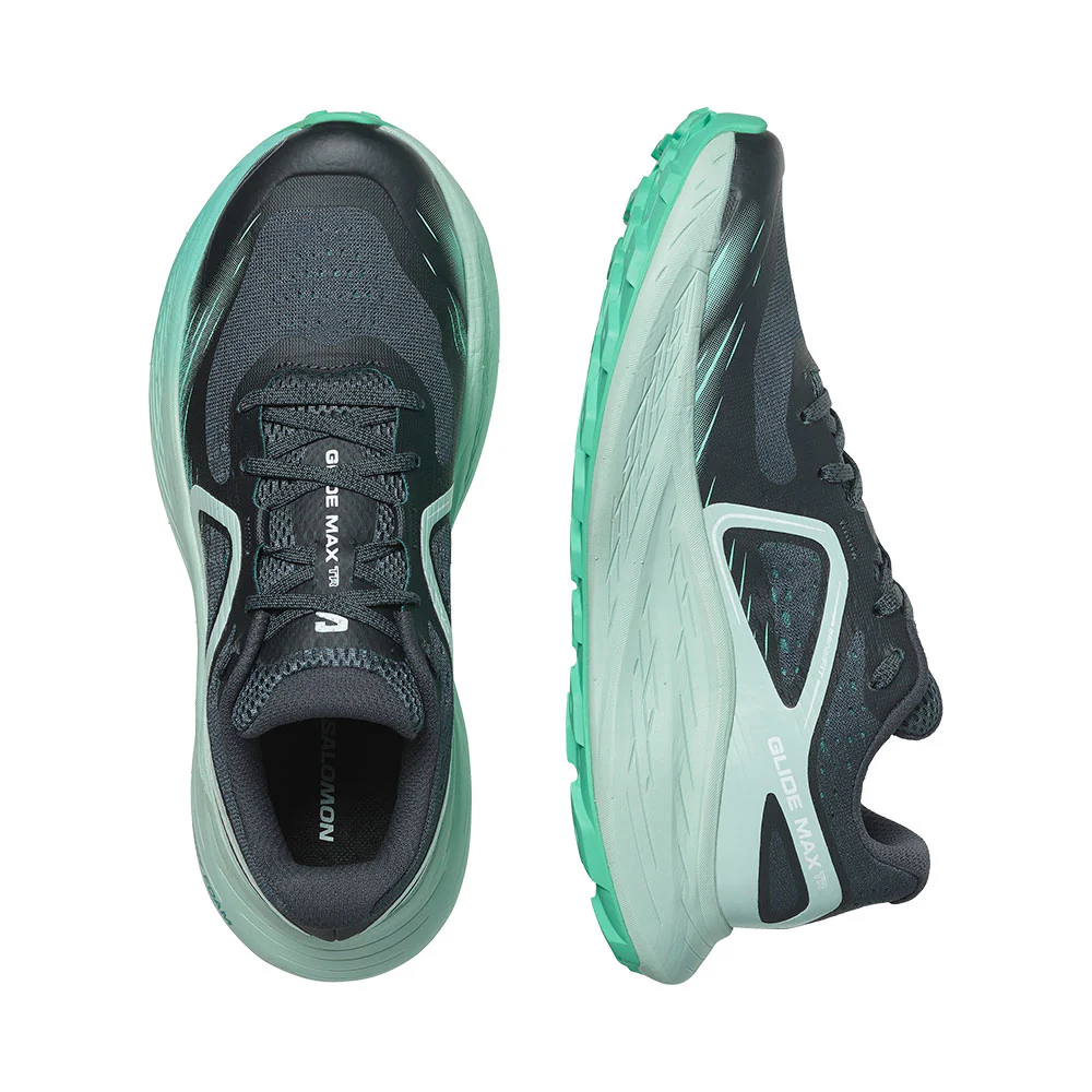 ZAPATILLAS SALOMON GLIDE MAX TR MUJER - Ebony / Blue Haze / Cockatoo - Image 5