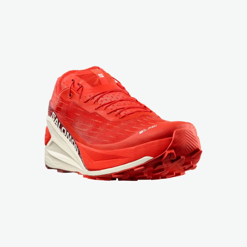 ZAPATILLAS SALOMON S/LAB PULSAR 4 - Fiery Red / Vanilla Ice / Andorra - Image 2