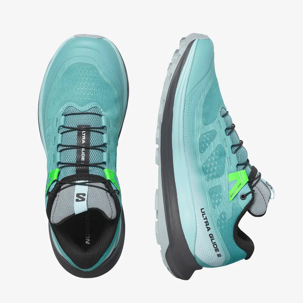 ZAPATILLAS SALOMON ULTRA GLIDE 2 MUJER - Dusty Turquoise / Crystal Blue / Green Ash - Image 6
