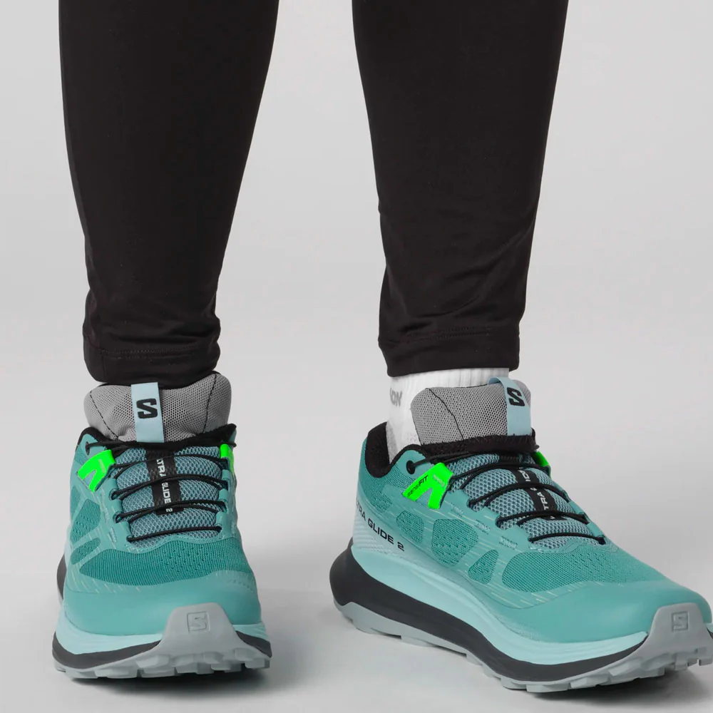 ZAPATILLAS SALOMON ULTRA GLIDE 2 MUJER - Dusty Turquoise / Crystal Blue / Green Ash - Image 8