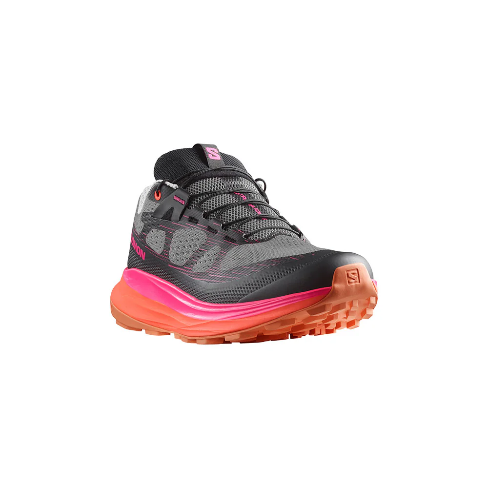 ZAPATILLAS SALOMON ULTRA GLIDE 2 MUJER - Plum Kitten / Black / Pink Glo - Image 2