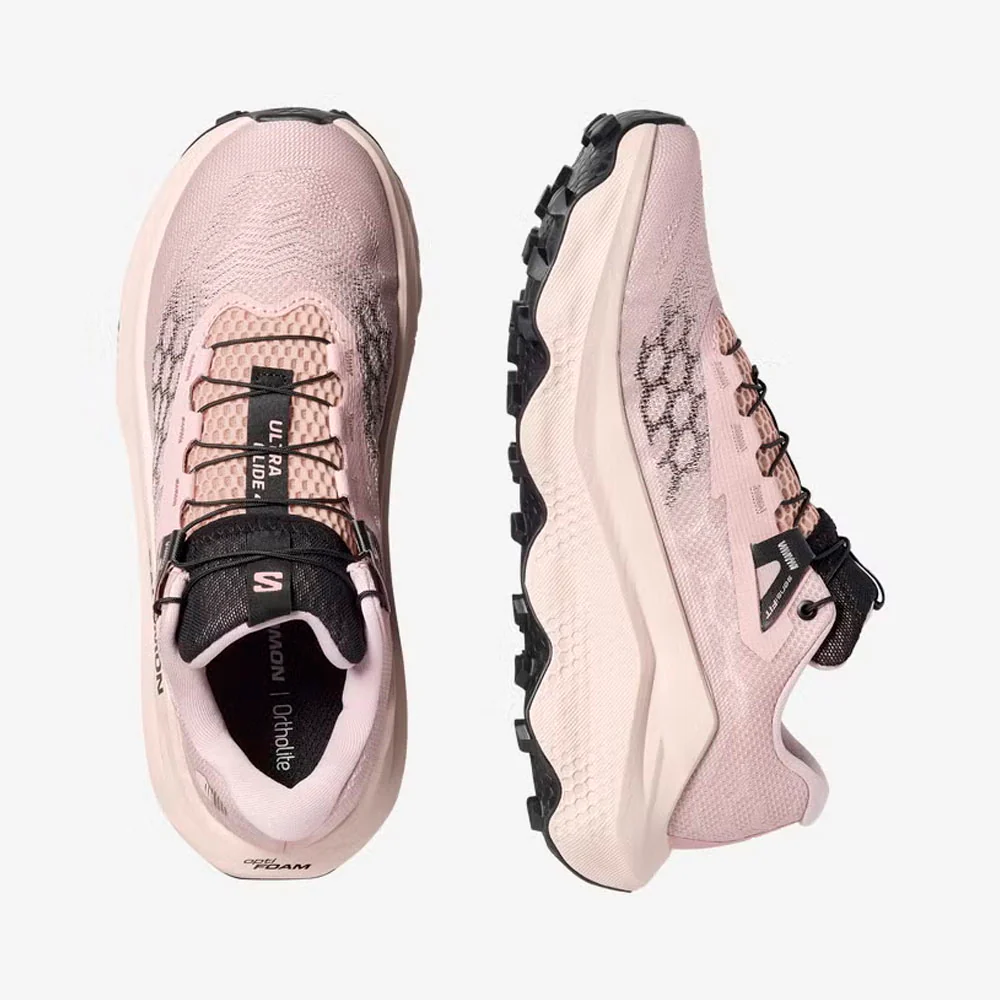 ZAPATILLAS SALOMON ULTRA GLIDE 4 MUJER - Shadow Gray / Tapioca / Black - Image 7