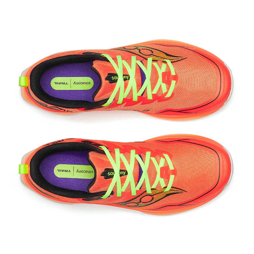 ZAPATILLAS SAUCONY PEREGRINE 16 - Fire / Black - Image 6