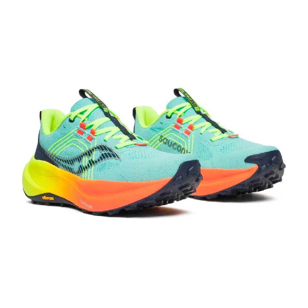 ZAPATILLAS SAUCONY XODUS ULTRA 4 MUJER - Splash / Fire - Image 2