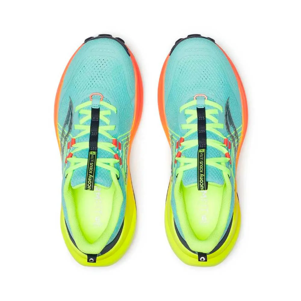 ZAPATILLAS SAUCONY XODUS ULTRA 4 MUJER - Splash / Fire - Image 6
