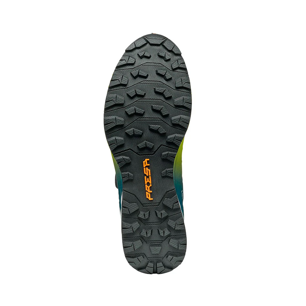 ZAPATILLAS SCARPA RIBELLE RUN KALIBRA HT - Lime Green / Deep Lagoon - Image 3