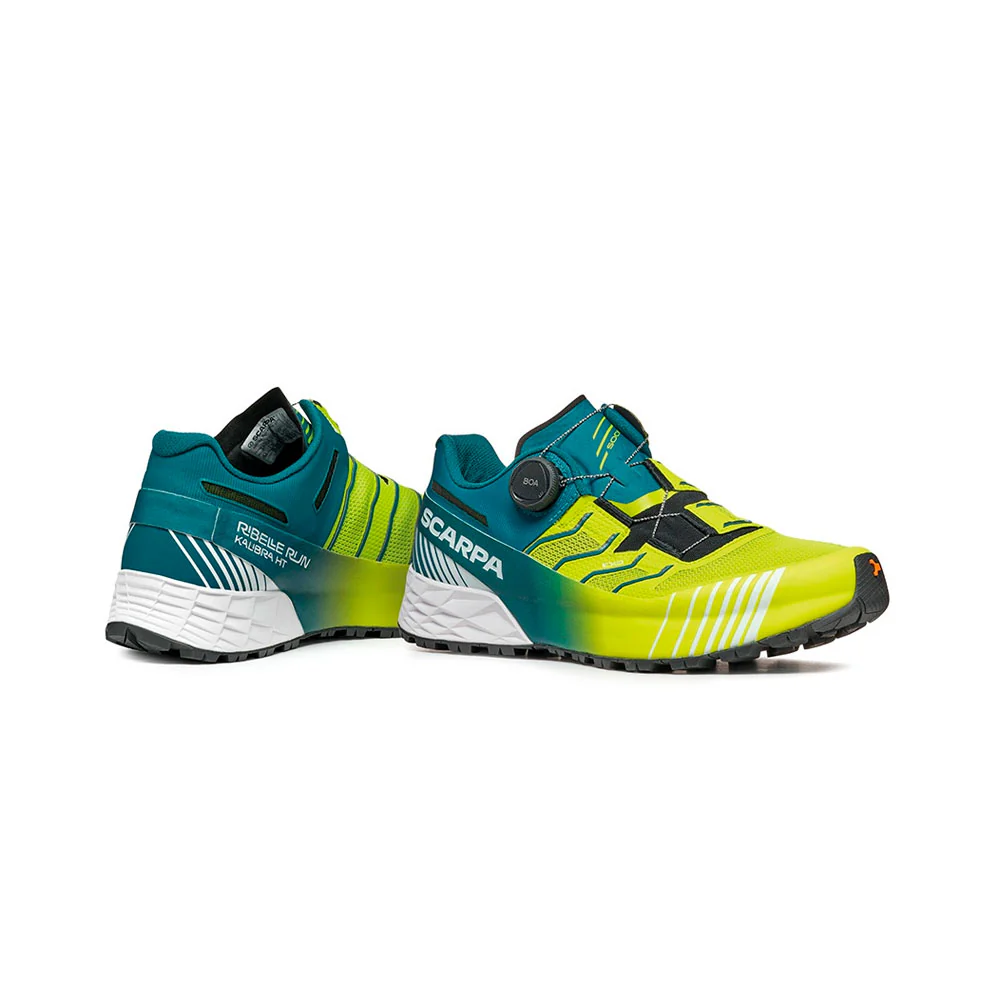 ZAPATILLAS SCARPA RIBELLE RUN KALIBRA HT - Lime Green / Deep Lagoon - Image 5