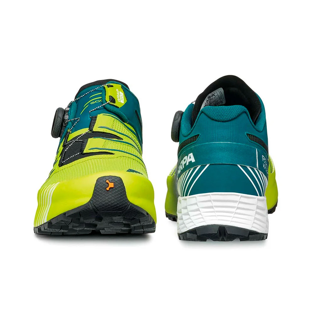 ZAPATILLAS SCARPA RIBELLE RUN KALIBRA HT - Lime Green / Deep Lagoon - Image 6