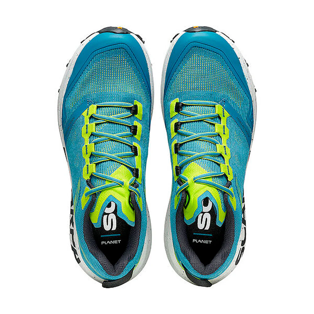 ZAPATILLAS SCARPA SPIN PLANET - Ocean Blue / Lime - Image 4
