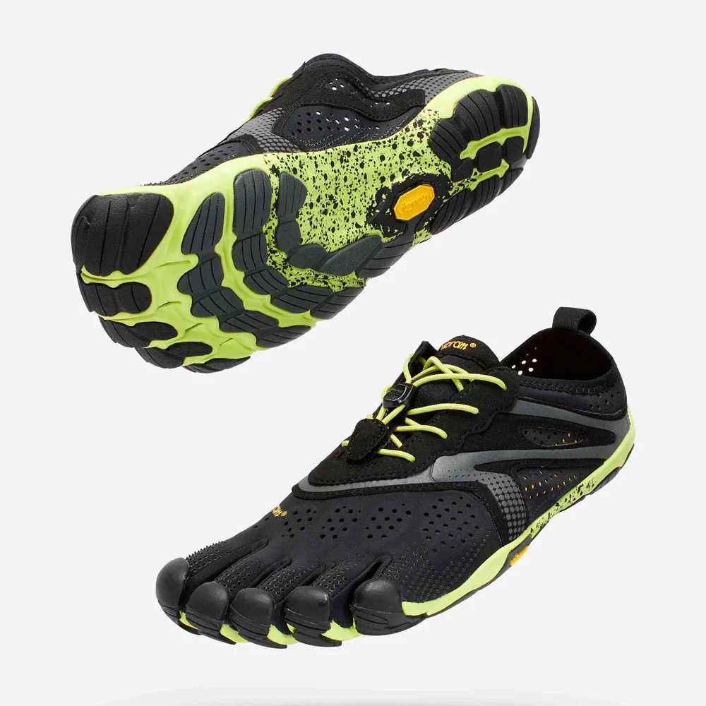 ZAPATILLAS VIBRAM FIVE FINGERS V-RUN - Black / Yellow - Image 3