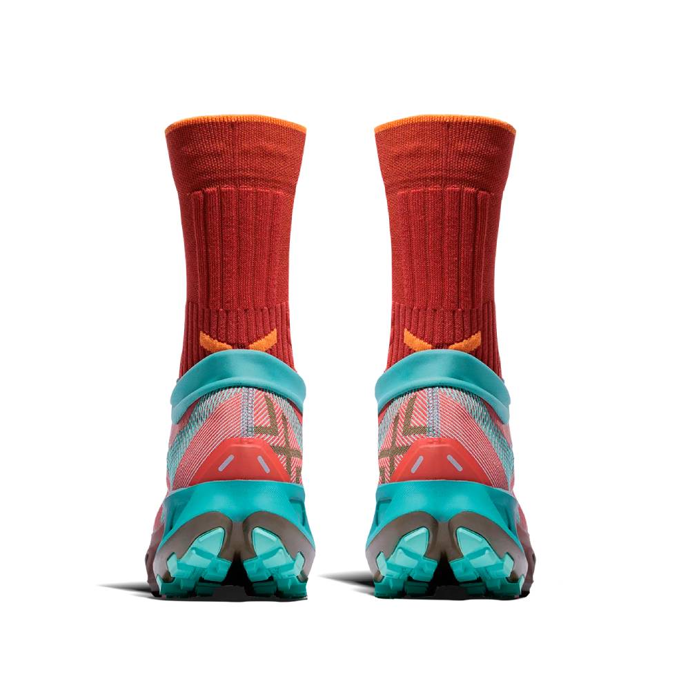ZAPATILLAS X-BIONIC TERRASKIN X02 - Burnt Red / Aqua / Dark Kaki - Image 6